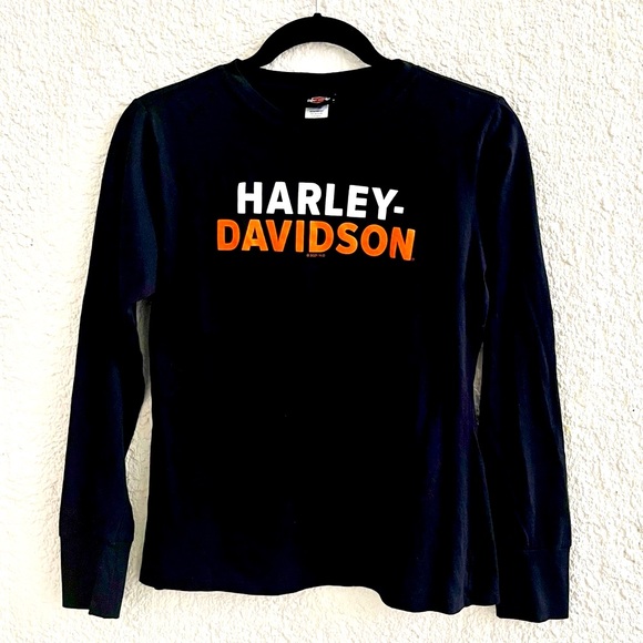 Harley-Davidson Tops - HARLEY DAVIDSON Original Women Medium Long Sleeves, Pit to Pit 18”